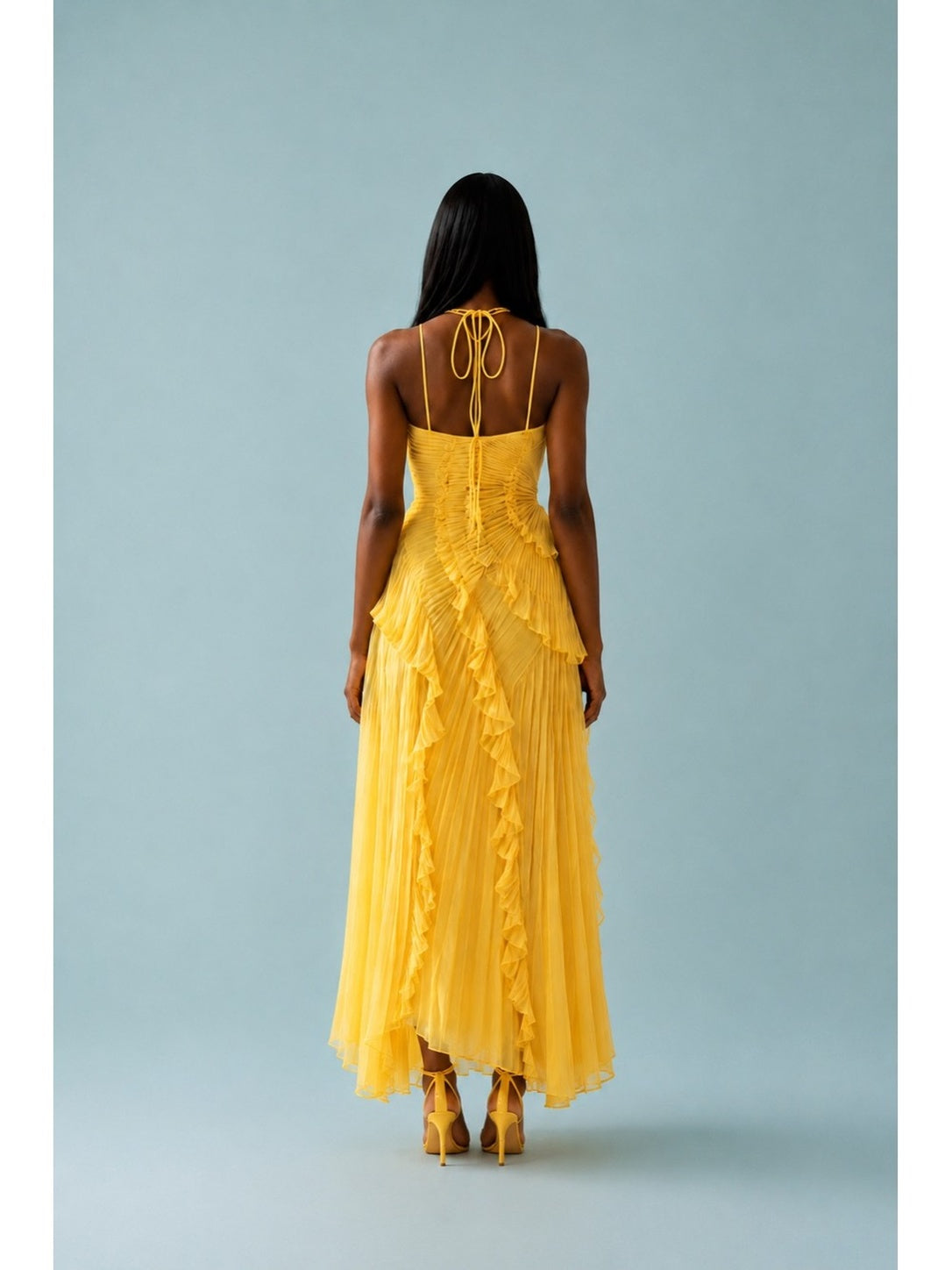 Sukienka Serena | Maxi z dekoltem halter