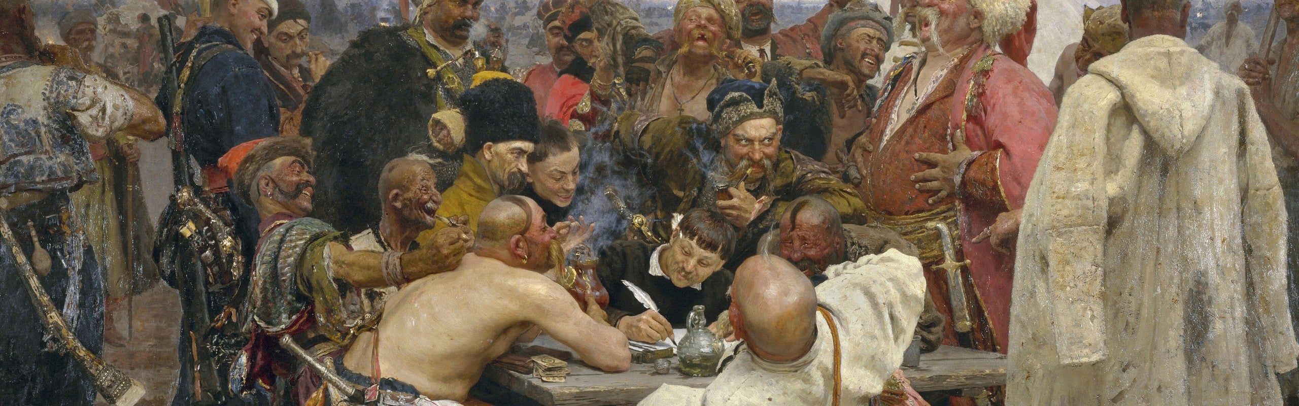 Reply of the Zaporozhian Cossacks, Ilya Repin, 1891