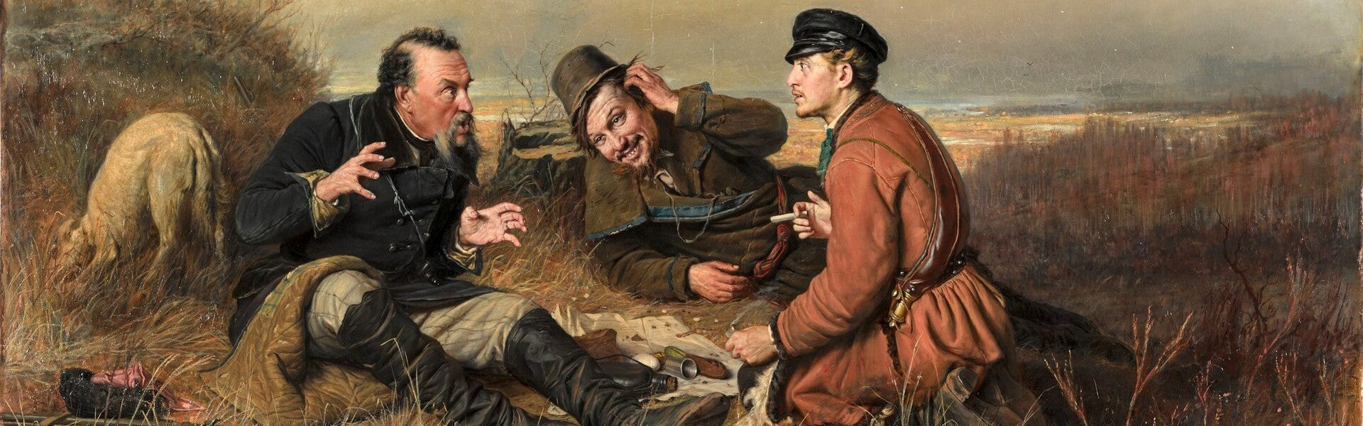 Hunters at Rest, Vasily Perov, 1871