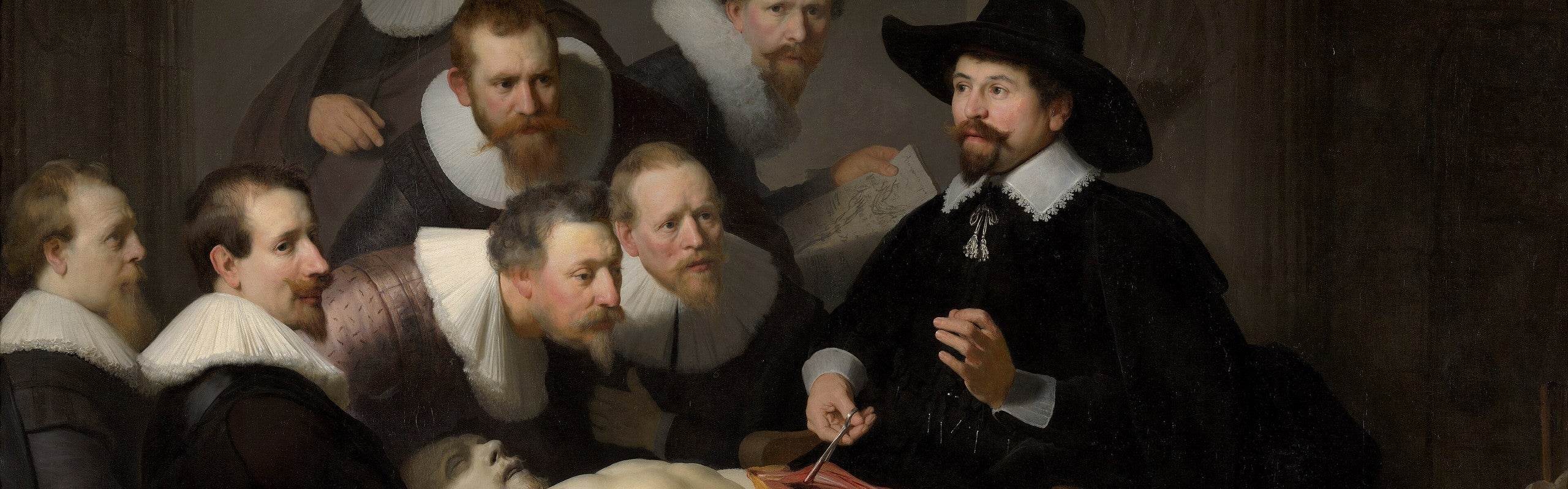 The Anatomy Lesson of Dr Nicolaes Tulp, Rembrandt van Rijn, 1632