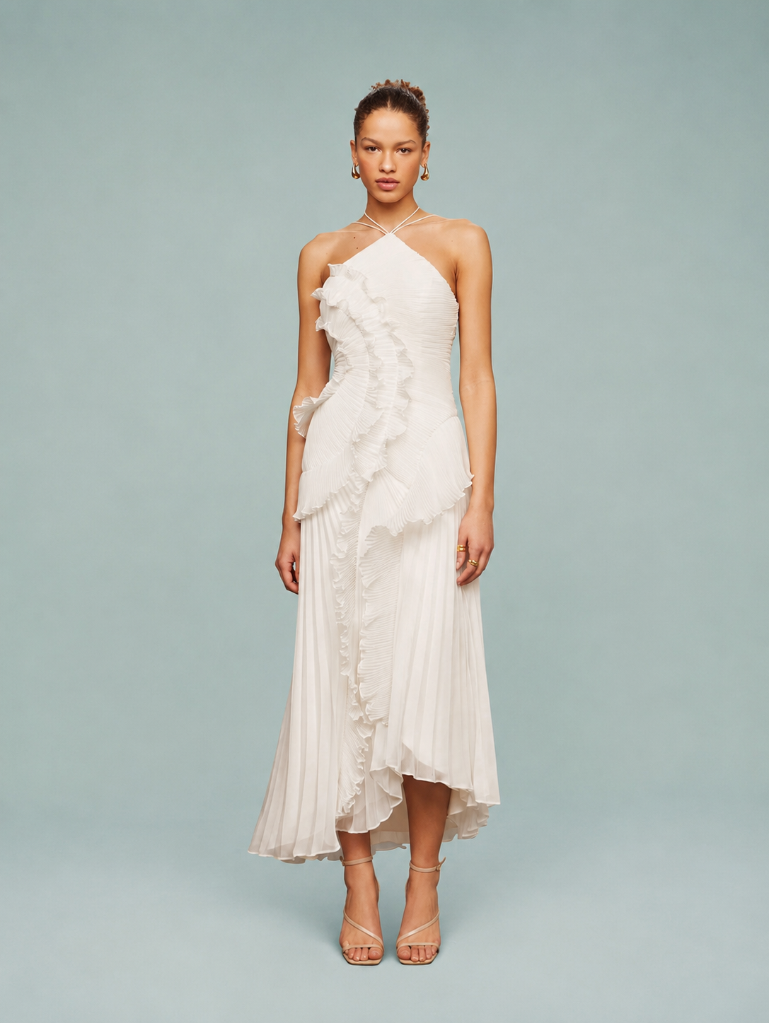 Sukienka Serena | Maxi z dekoltem halter