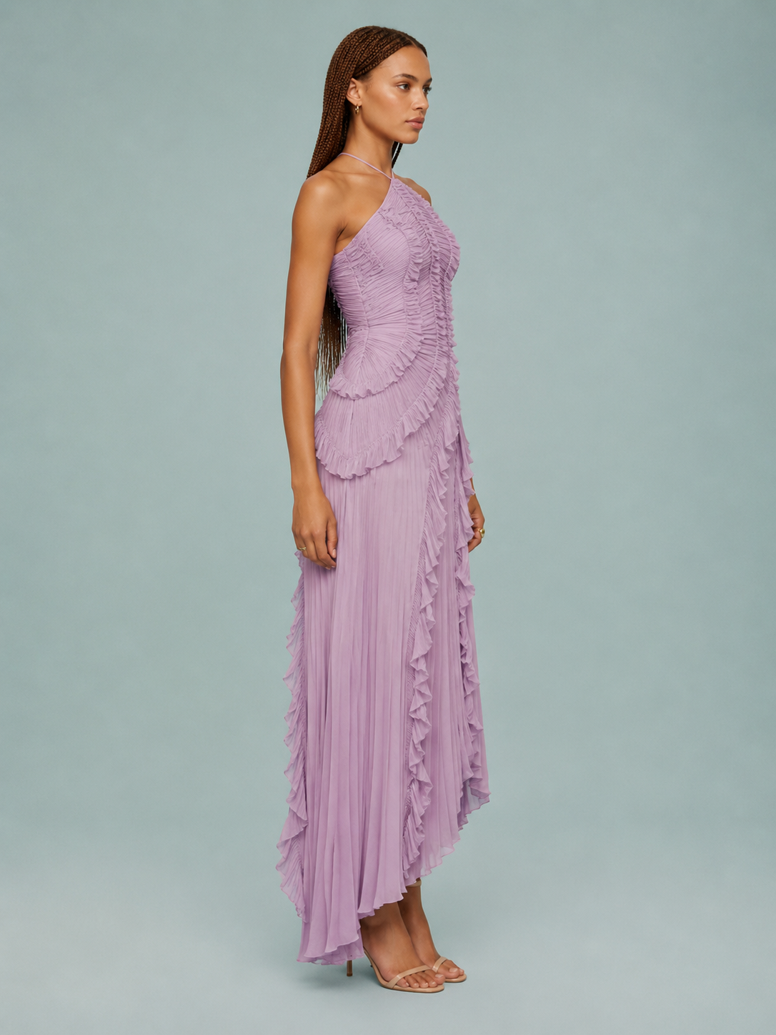 Sukienka Serena | Maxi z dekoltem halter