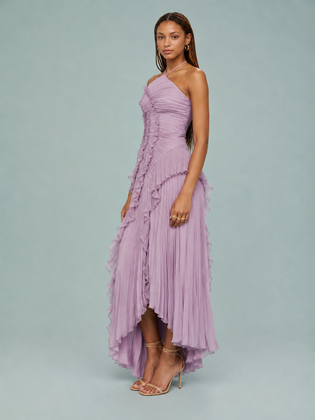 Sukienka Serena | Maxi z dekoltem halter
