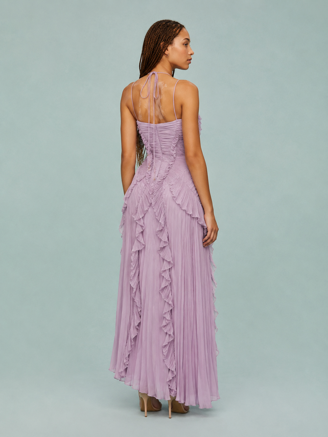 Sukienka Serena | Maxi z dekoltem halter