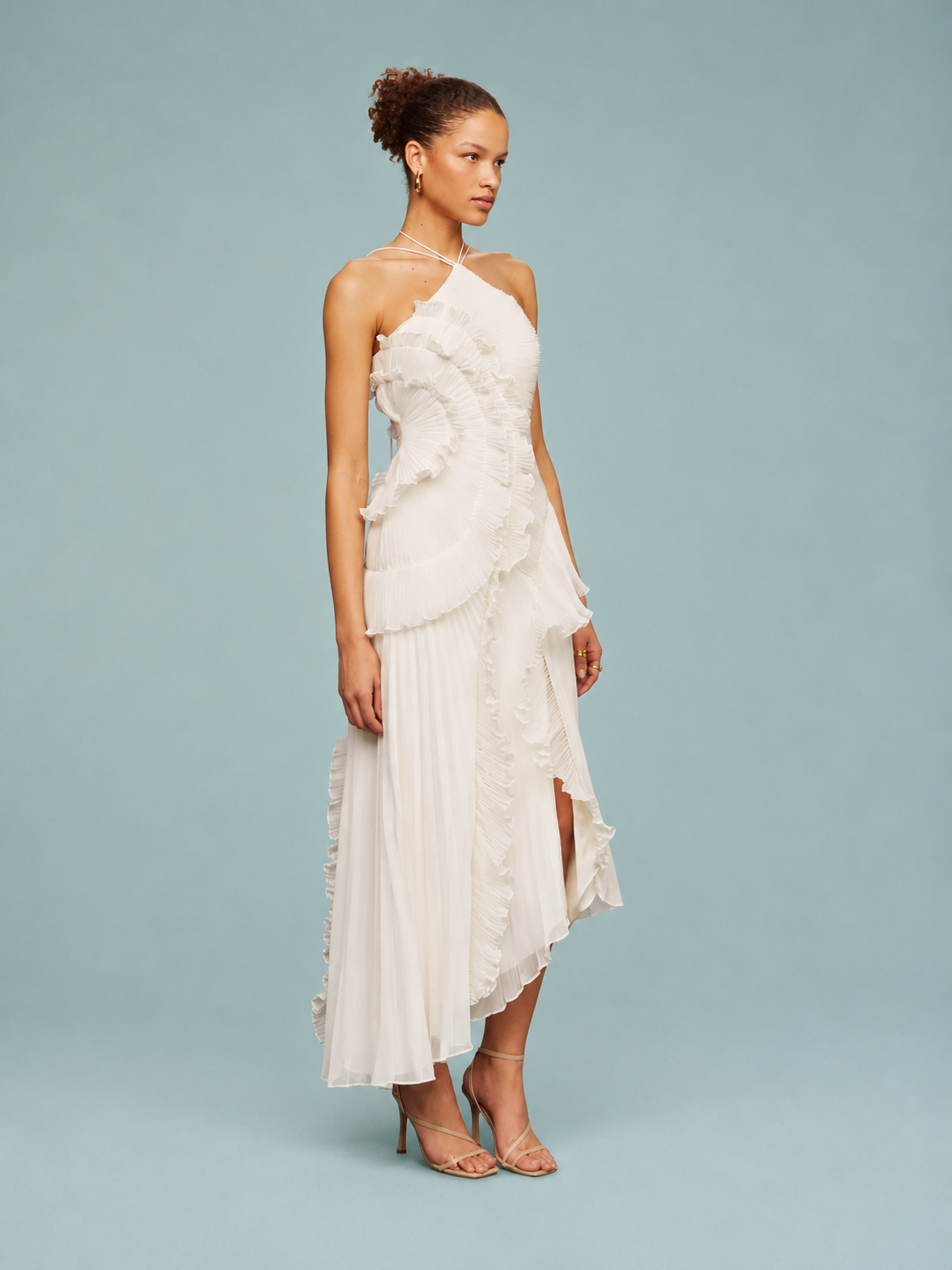 Sukienka Serena | Maxi z dekoltem halter